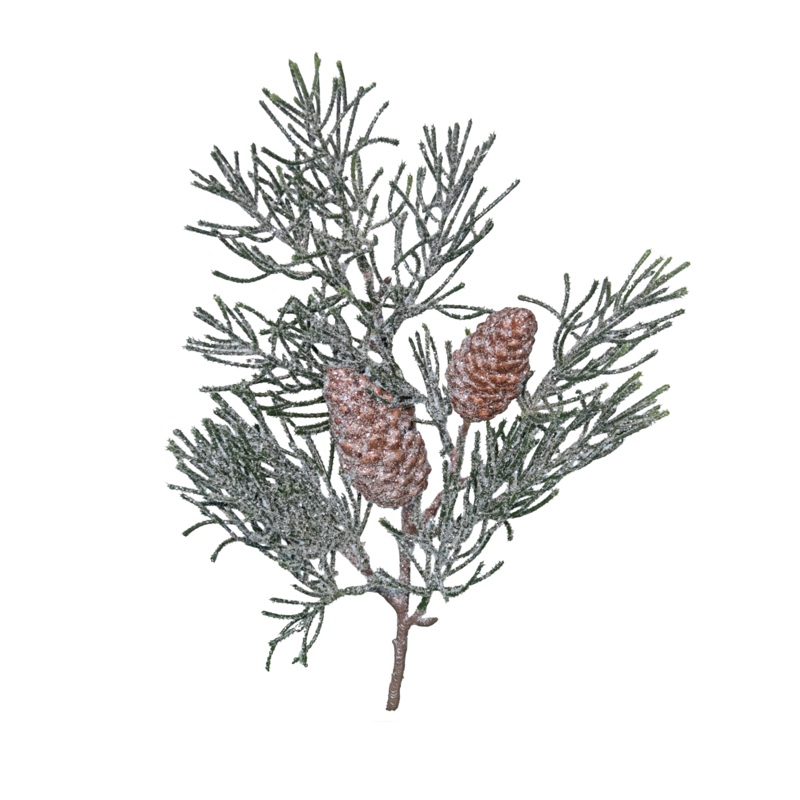 Frosted Pine Spray w/ Cone