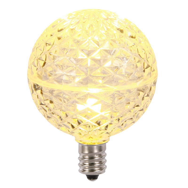 G50 Warm White Faceted Bulb (Box of 25)