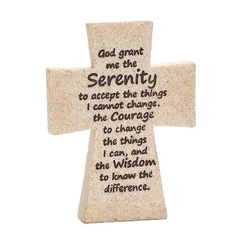 Serenity Prayer Cross, 4.25