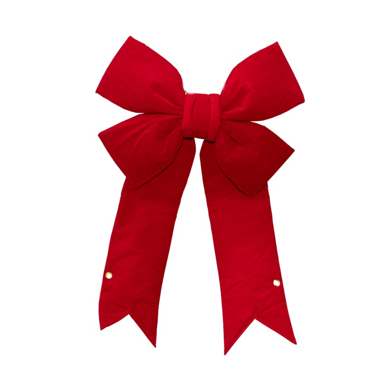 60 Red Nelon Solid Structure Bow (indoor)