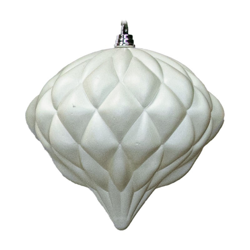 Shatterproof Morandi Cream Onion Ornament, 6 (150MM)