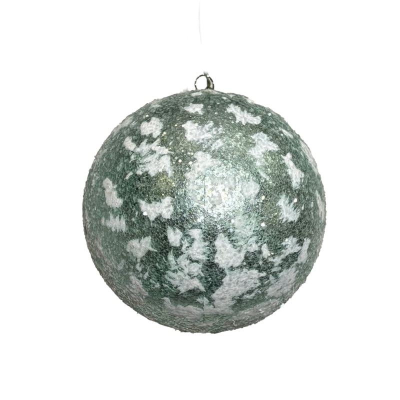 Shatterproof Plastic Light Green & White Paint Ball 4 (100MM)