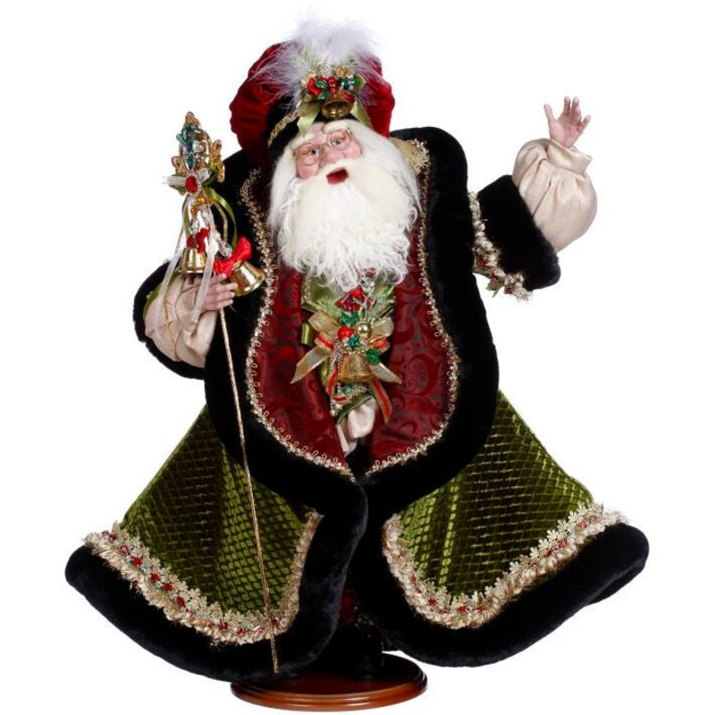 Bell Ringer Santa Figurine, 24