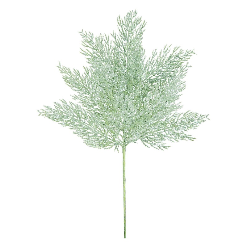 Glittered Pine Spray, 27 (Green)