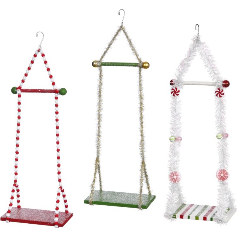 Mark Roberts 9 x 18 Single Elf Swing (3 styles – sold individually)