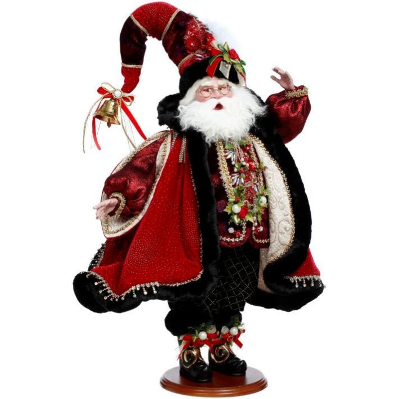 Ruby Red Santa Figurine, 24