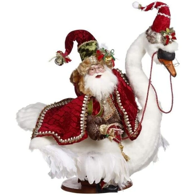Santa on Goose Figurine, 30