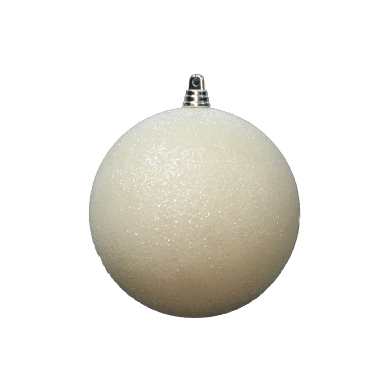 Shatterproof Snow Powder Matte Ball Ornament, 5 (120MM)