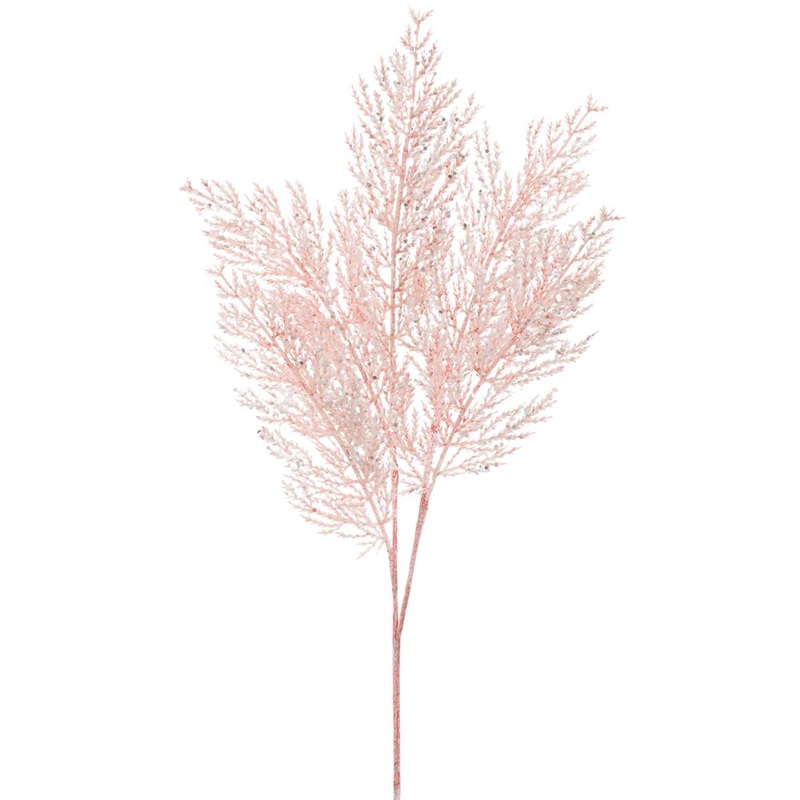 Glittered Cedar Spray, 23 (Pink)