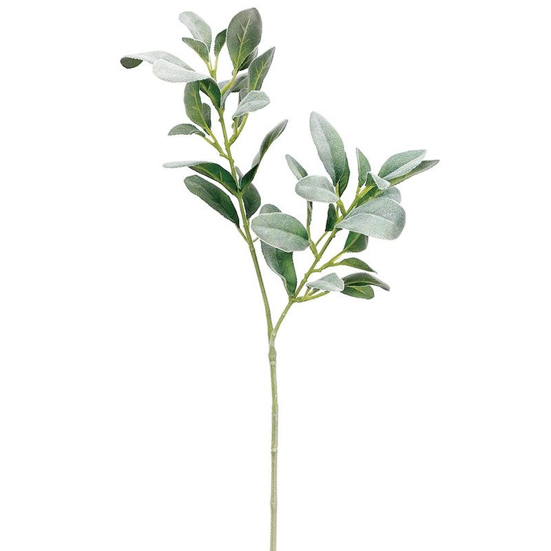 Lamb’s Ear Leaf Spray, 28 (Green)