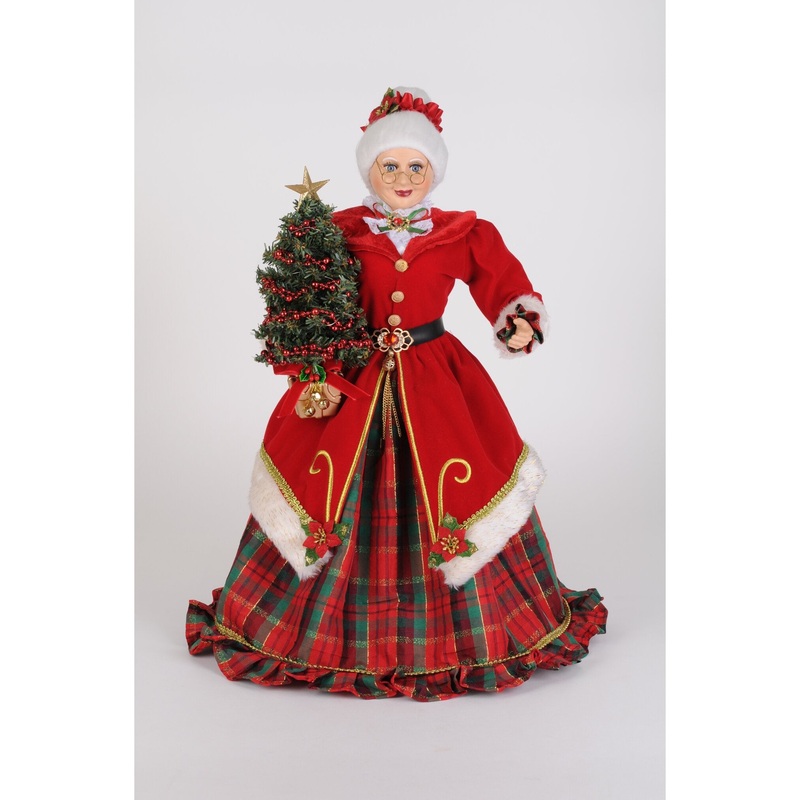 Lighted Traditional Mrs. Claus Large Figurine, 20