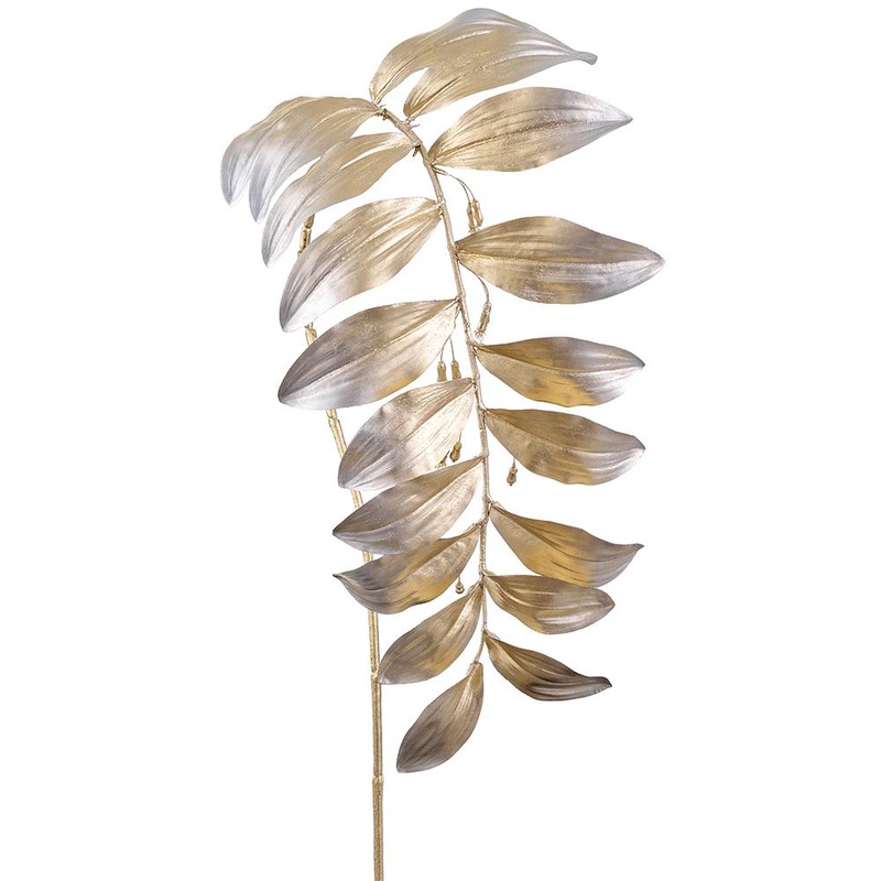 Metallic Solomon’s Seal Leaf Spray, 47 (Gold)