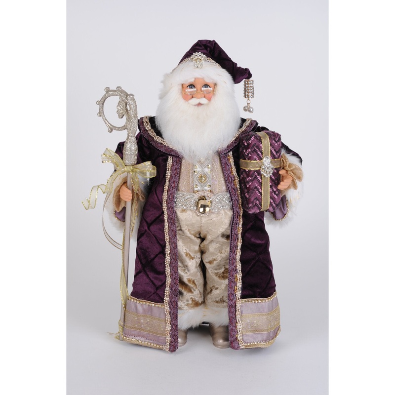Sugar Plum Santa Figurine, 19