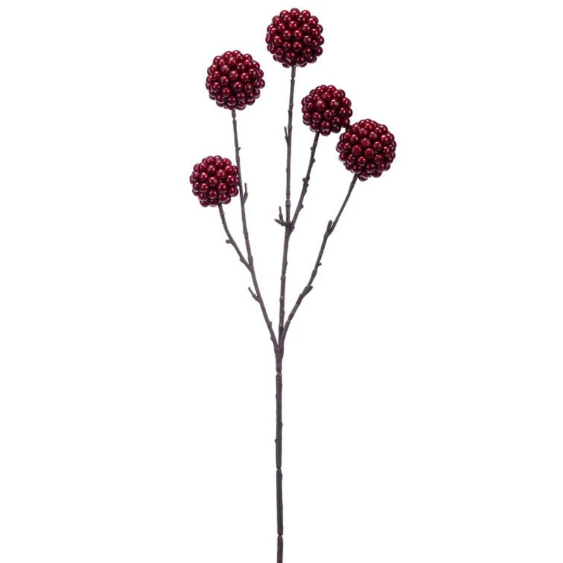 Burgundy Berry Ball Spray