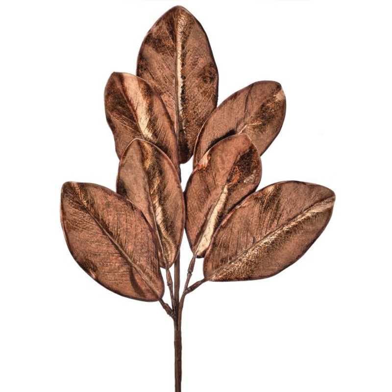 Gilded Magnolia Leaf Spray, 24 (Bronze)
