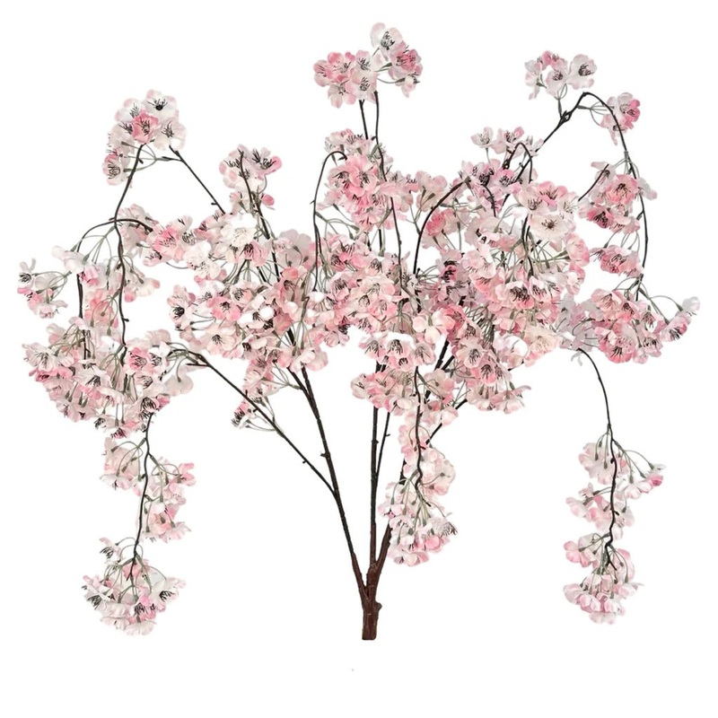 Hanging Cherry Tree Branch (Light Pink)