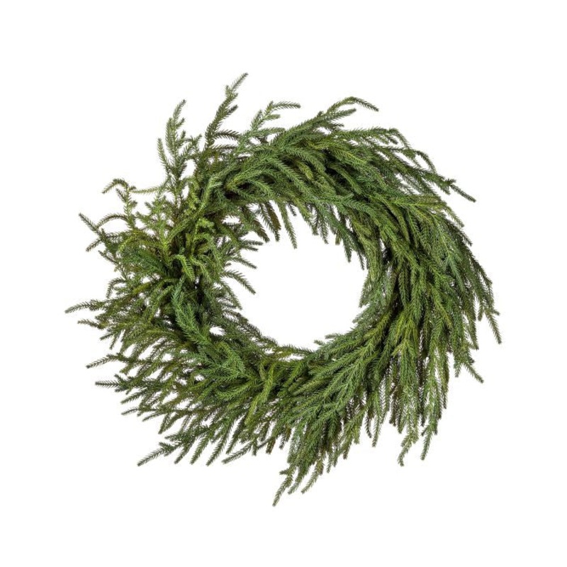 Just Cut Norfolk Pine Wreath, 24