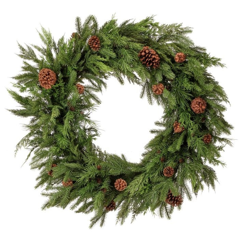 Natural Touch Mix Evergreen Wreath, 36
