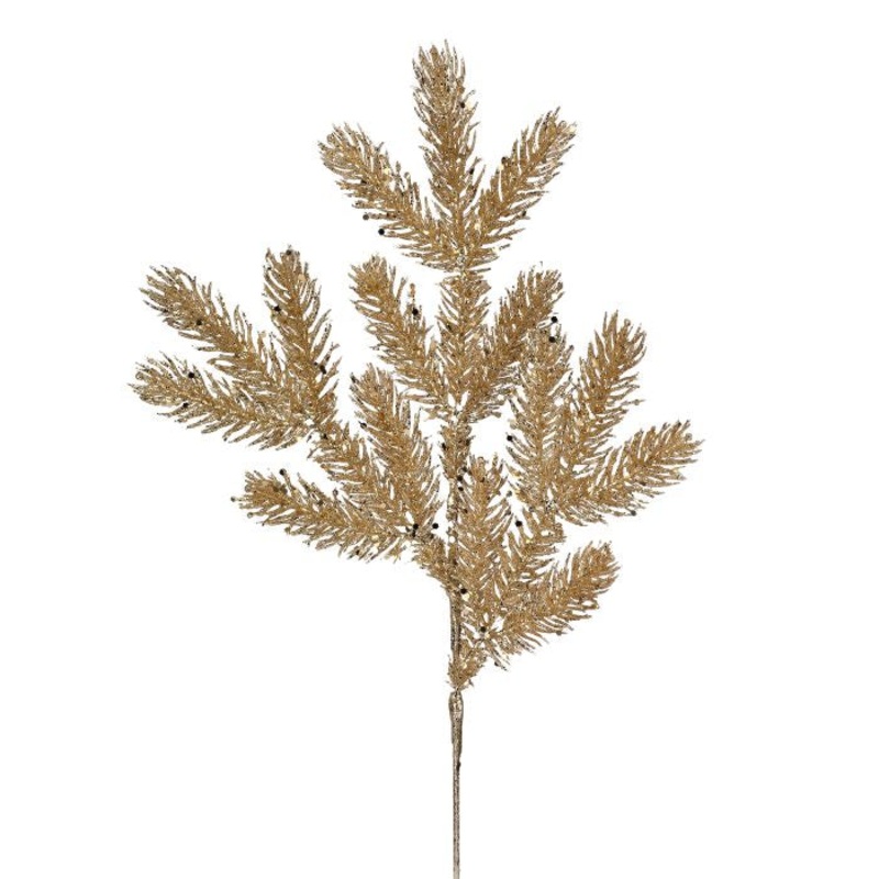 Sequin Glitter Spruce Spray, 21 (Champagne)