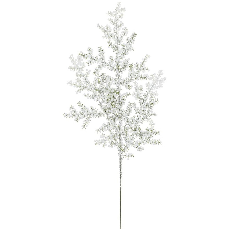 Snowed Mini Berry Spray, 24 (White)