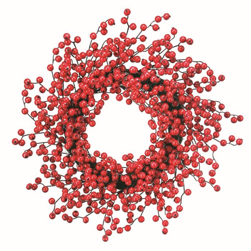 Waterproof DLX Berry Wreath, 24