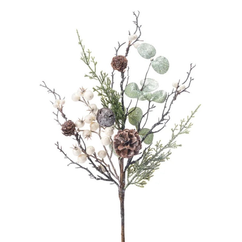 White Berry Eucalyptus Bell Pick, 19