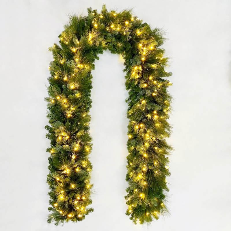 American Mixed Greenery Garland, 9′