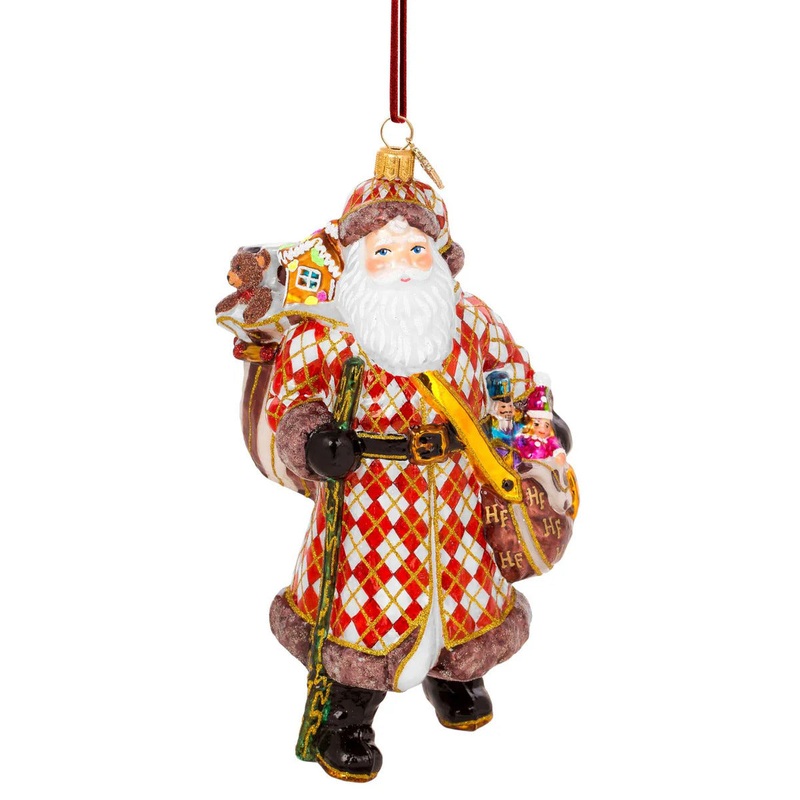 Santa Is Always Welcome Ornament, 6.75