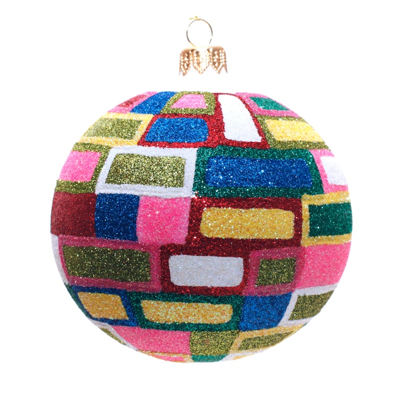 Square Dance Ball Ornament, 4