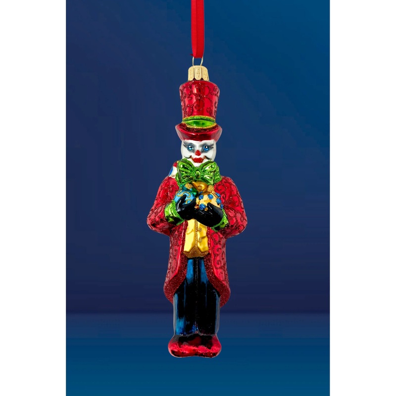 The Naughty List Snowman Glass Ornament, 6