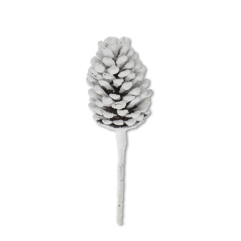 12.5 Slightly Snowy Pinecone Pick