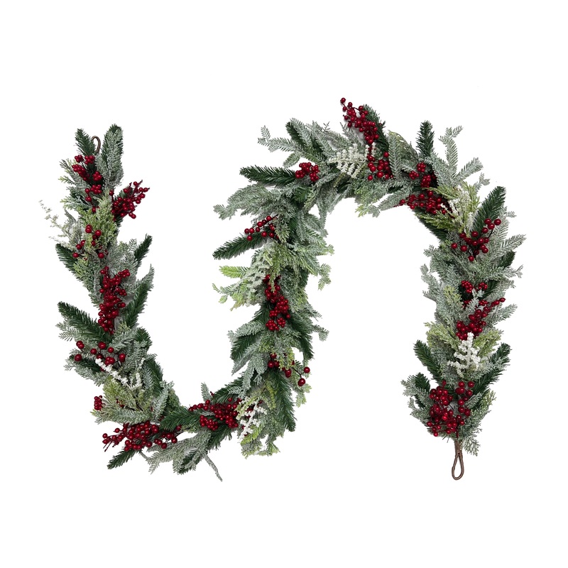 12” Berry Bloom Garland (9′ section)