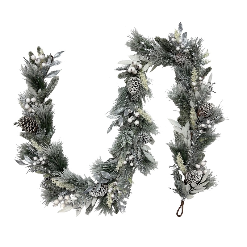 12” White Pine Essence Garland (9′ section)