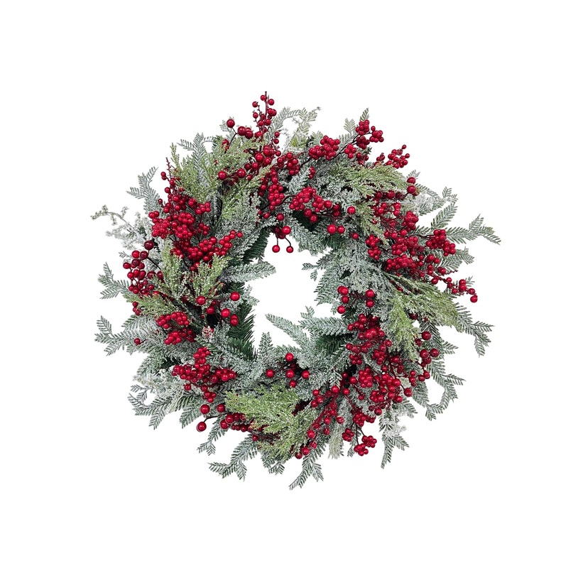 Berry Bloom Wreath 24