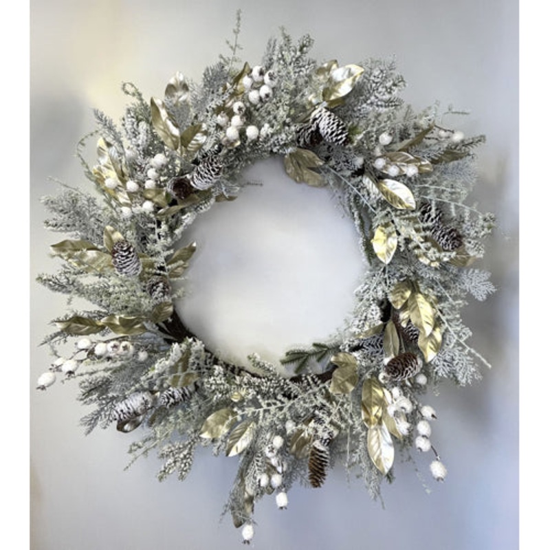Gold Pine Wreath, 36