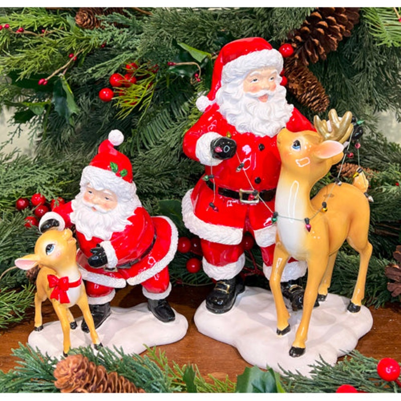 Santa & Reindeer, 8 – 12 (Set of 2)