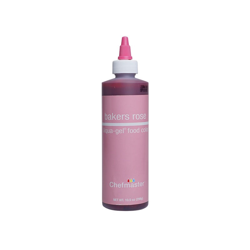 Bakers Rose Liqua-Gel Liquid Food Coloring 10.5 oz.