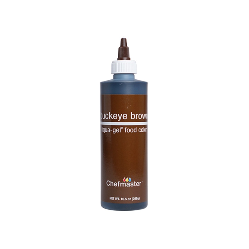 Buckeye Brown Liqua-Gel Liquid Food Coloring 10.5 oz.