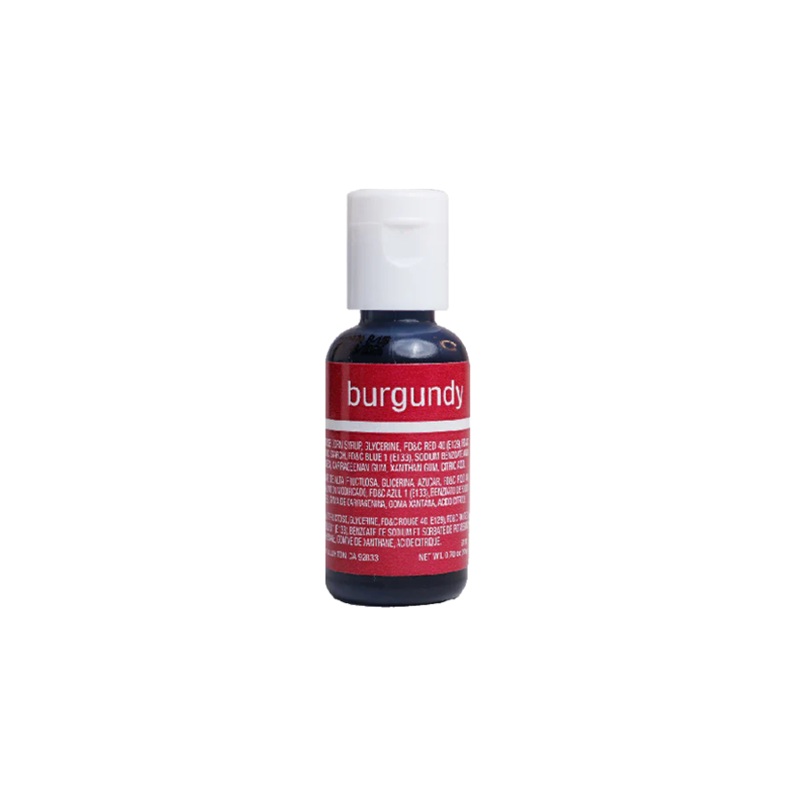 Burgundy Liqua-Gel Liquid Food Coloring 0.7 oz.