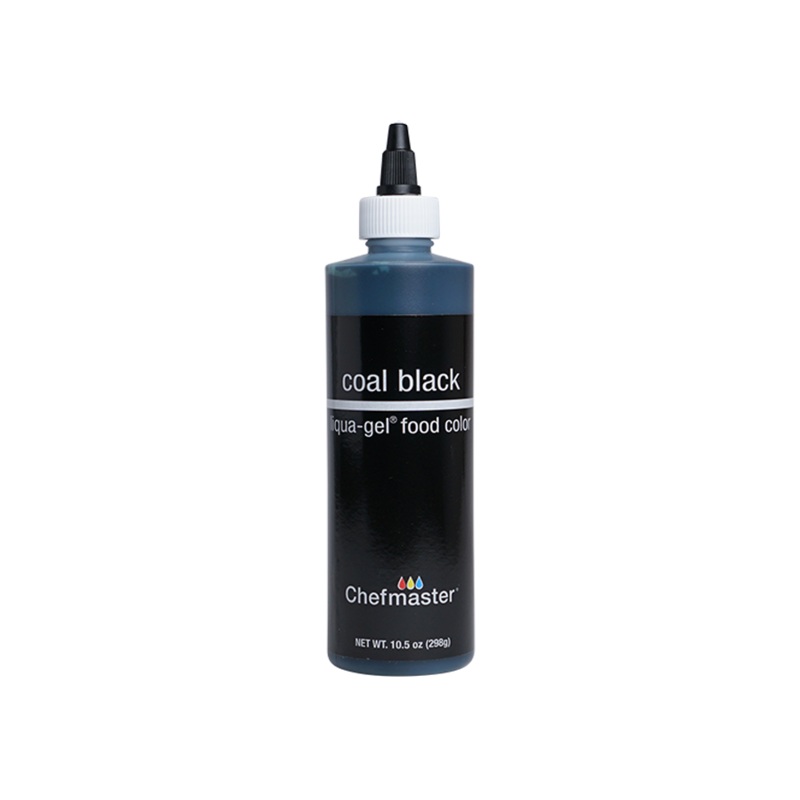 Coal Black Liqua-Gel Liquid Food Coloring 10.5 oz.