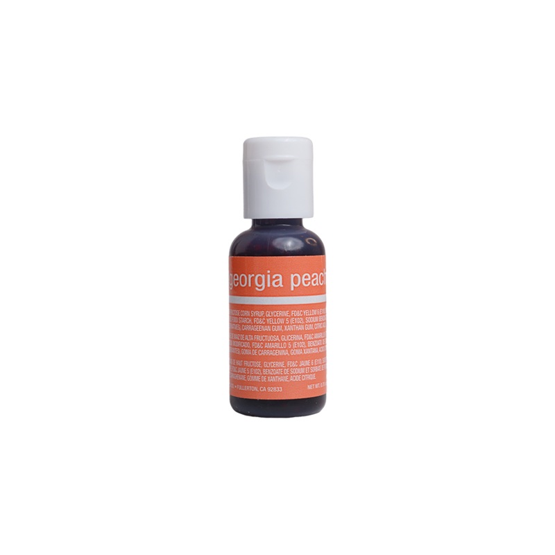 Georgia Peach Liqua-Gel Liquid Food Coloring 0.7 oz.