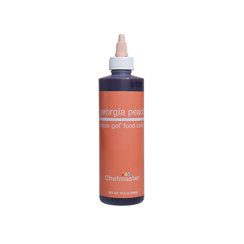 Georgia Peach Liqua-Gel Liquid Food Coloring 10.5 oz.