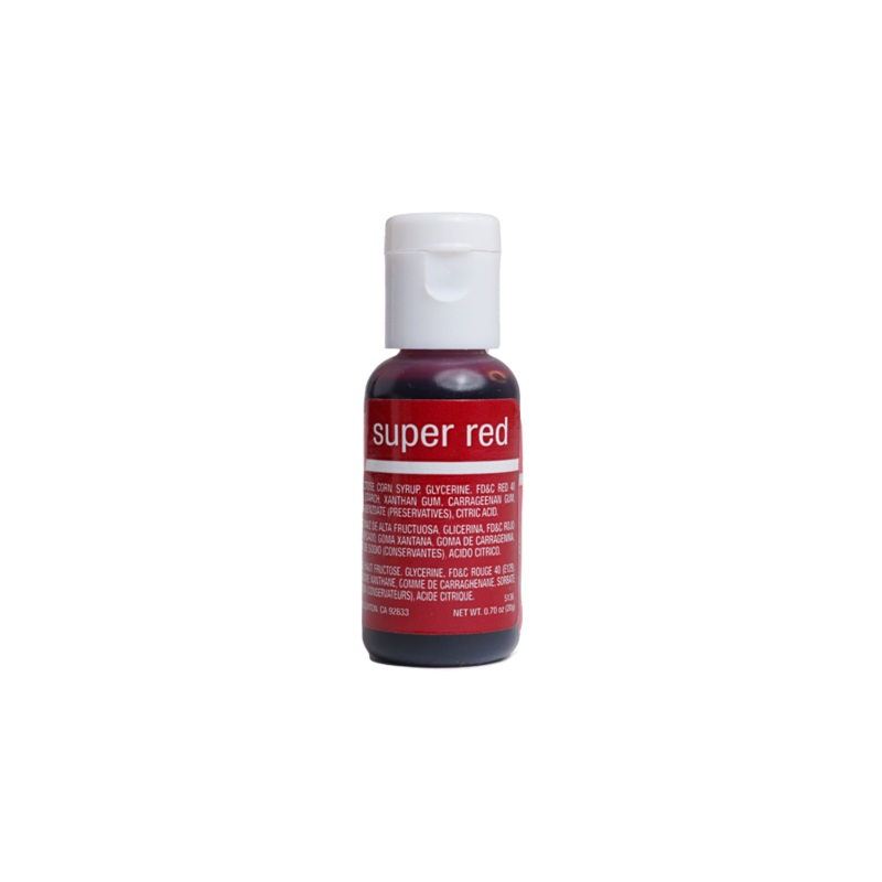 Super Red Liqua-Gel Liquid Food Coloring 0.7 oz.