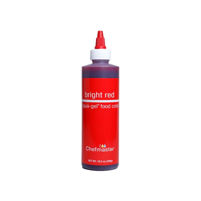Bright Red Liqua-Gel Liquid Food Coloring 10.5 oz.