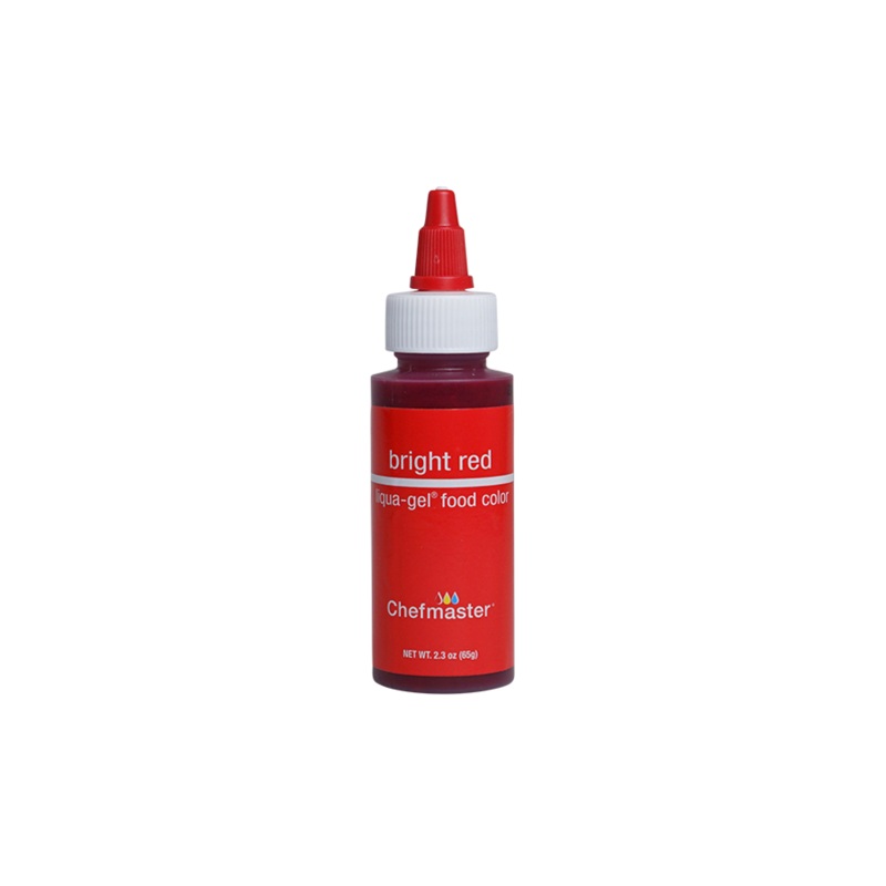 Bright Red Liqua-Gel Liquid Food Coloring 2.3 oz.