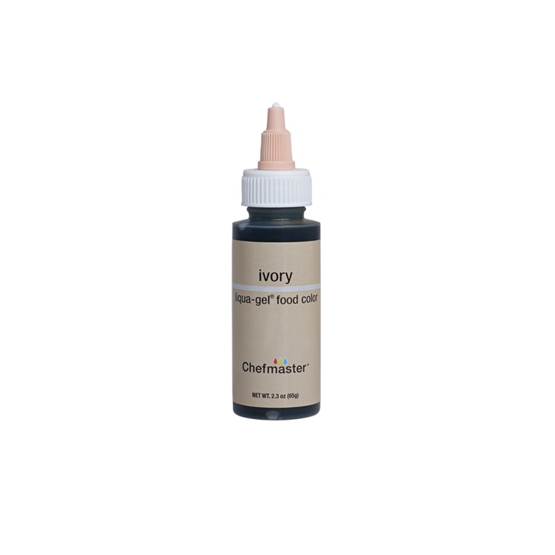 Ivory Liqua-Gel Liquid Food Coloring 2.3 oz.
