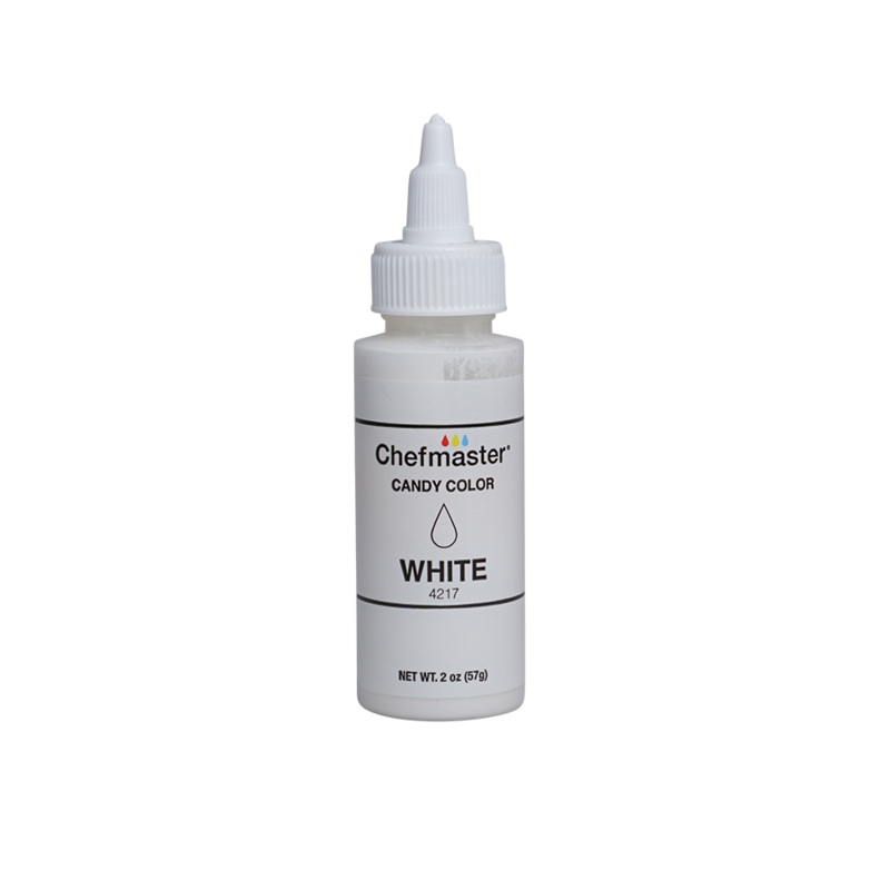 White Candy Color Oil-Dispersible Coloring 2 oz.