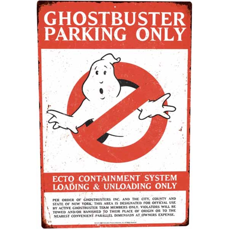 Panneau mtalique – Ghostbusters