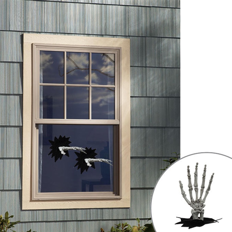 Dcoration de mur et fentre – Paire de mains effrayantes avec adhsif