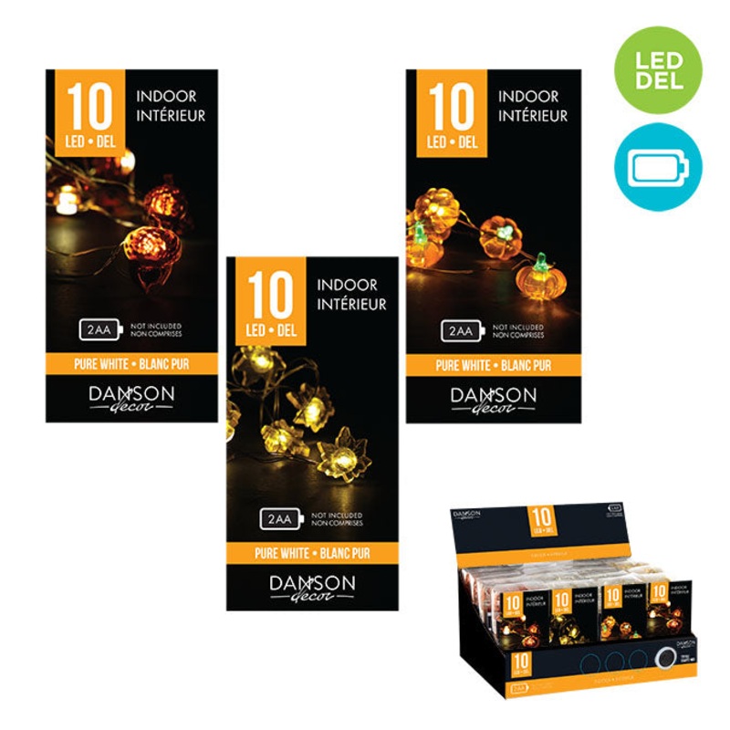 Jeu de 20 lumires automne micro-pointe
